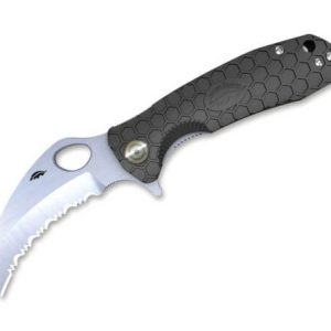 Honey Badger Claw Small Black Serrated